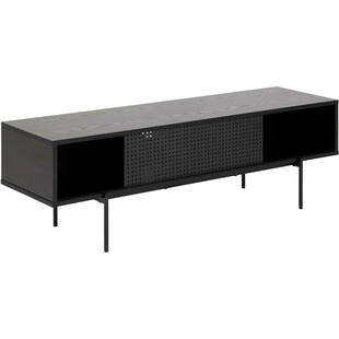 Szafka RTV Angus 140cm Czarny Jesion Actona - Stylowy Design