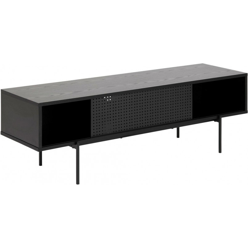 Szafka RTV Angus 140cm Czarny Jesion Actona - Stylowy Design