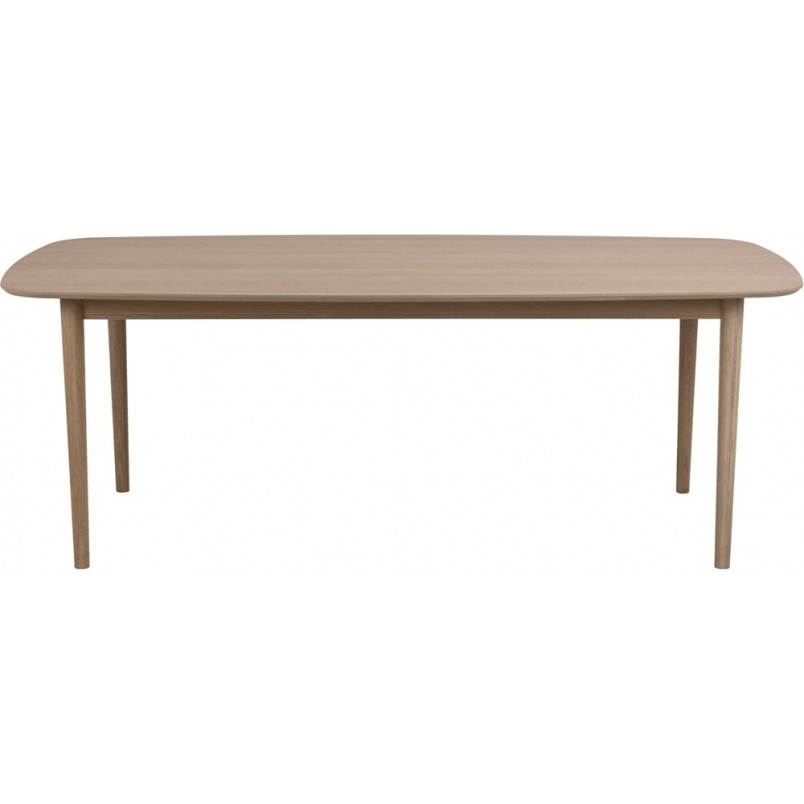 Stół skandynawski Actona Aston 210x100cm dąb bielony - Komfort i styl