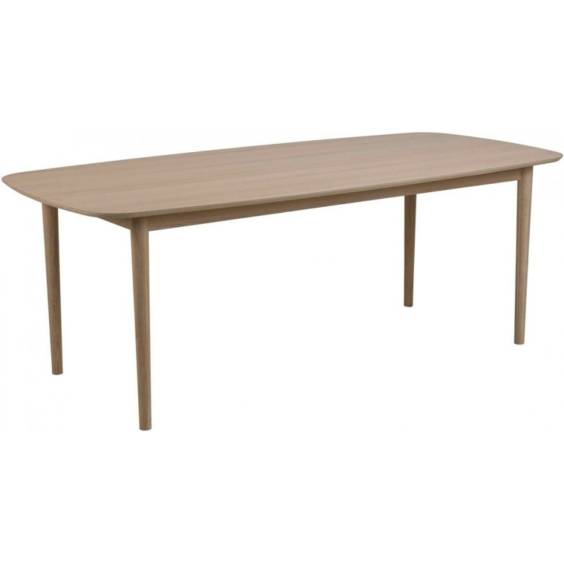 Stół skandynawski Actona Aston 210x100cm dąb bielony - Komfort i styl