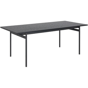 Stół prostokątny loft Angus 200x90cm czarny Actona - Kup teraz!