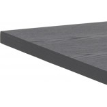 Stół prostokątny loft Angus 200x90cm czarny Actona - Kup teraz!