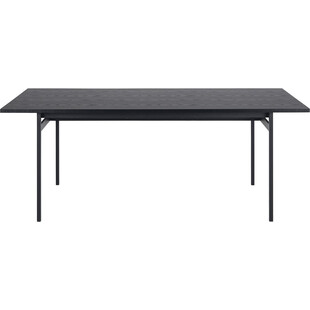 Stół prostokątny loft Angus 200x90cm czarny Actona - Kup teraz!