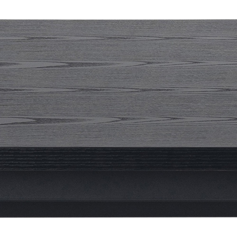 Stół prostokątny loft Angus 200x90cm czarny Actona - Kup teraz!