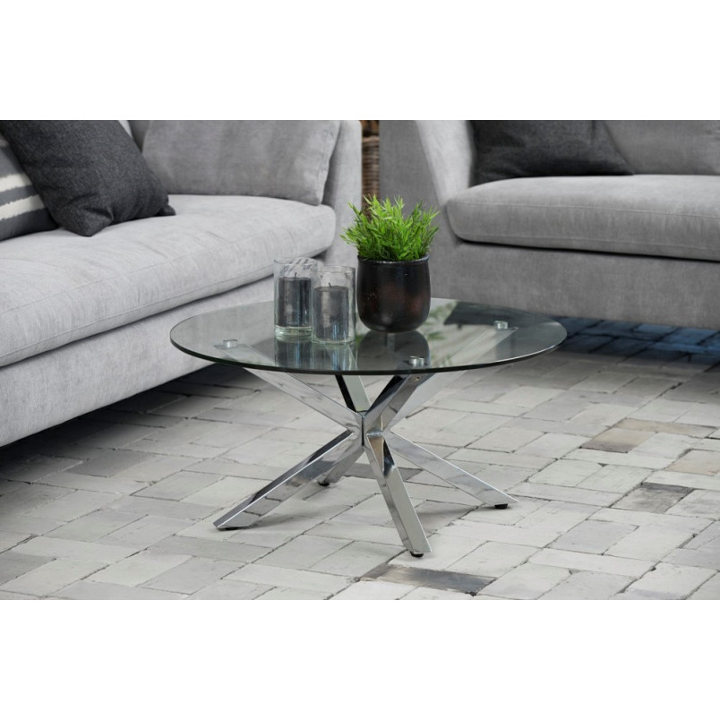 Stolik szklany Actona Heaven 82cm - Nowoczesny design