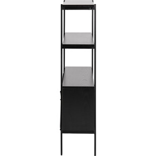 Regał Actona Angus 94cm Czarny | Styl Industrialny