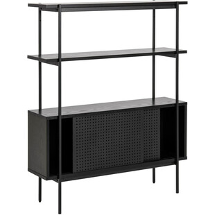 Regał Actona Angus 94cm Czarny | Styl Industrialny