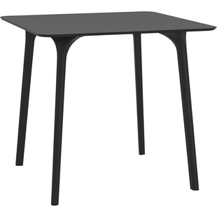 Stół kwadratowy Maya 80x80 czarny Siesta - Elegancki design