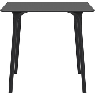 Stół kwadratowy Maya 80x80 czarny Siesta - Elegancki design