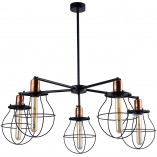 Lampa druciana 5-punktowa Manufacture | Nowodvorski | Loft