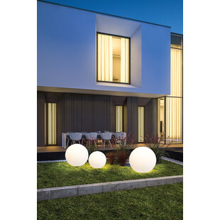 Lampa Ogrodowa Kula Cumulus 60cm Biała | Nowodvorski