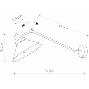 Kinkiet loft Techno czarny Nowodvorski | Sklep Lamp