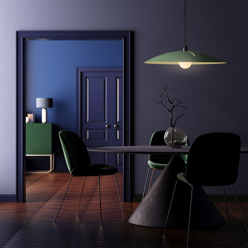 Lampa Sputnik LoftLight Zielona | Oświetlenie do salonu
