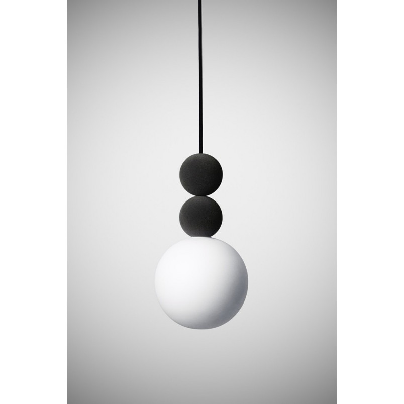 Lampa wisząca Bola - LoftLight | Zielona kula z zamszem