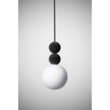 Lampa wisząca Bola - LoftLight | Zielona kula z zamszem