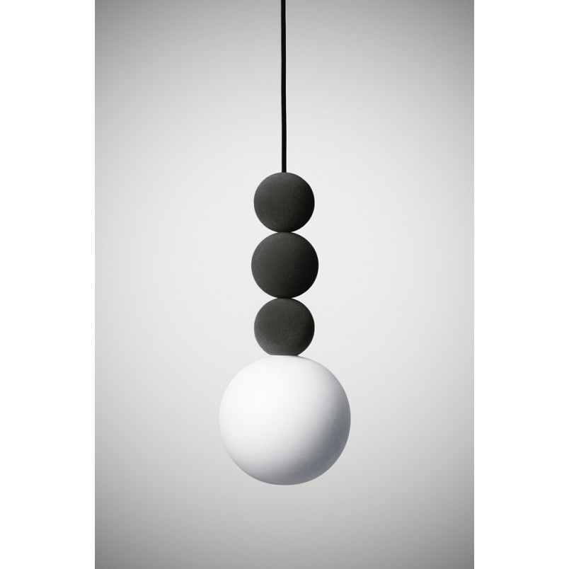 Lampa wisząca Bola LoftLight | Zielona, zamszowa | Kup teraz!