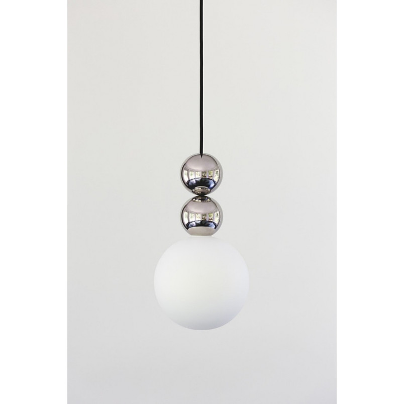Lampa wisząca Bola - LoftLight | Srebrna kula E27