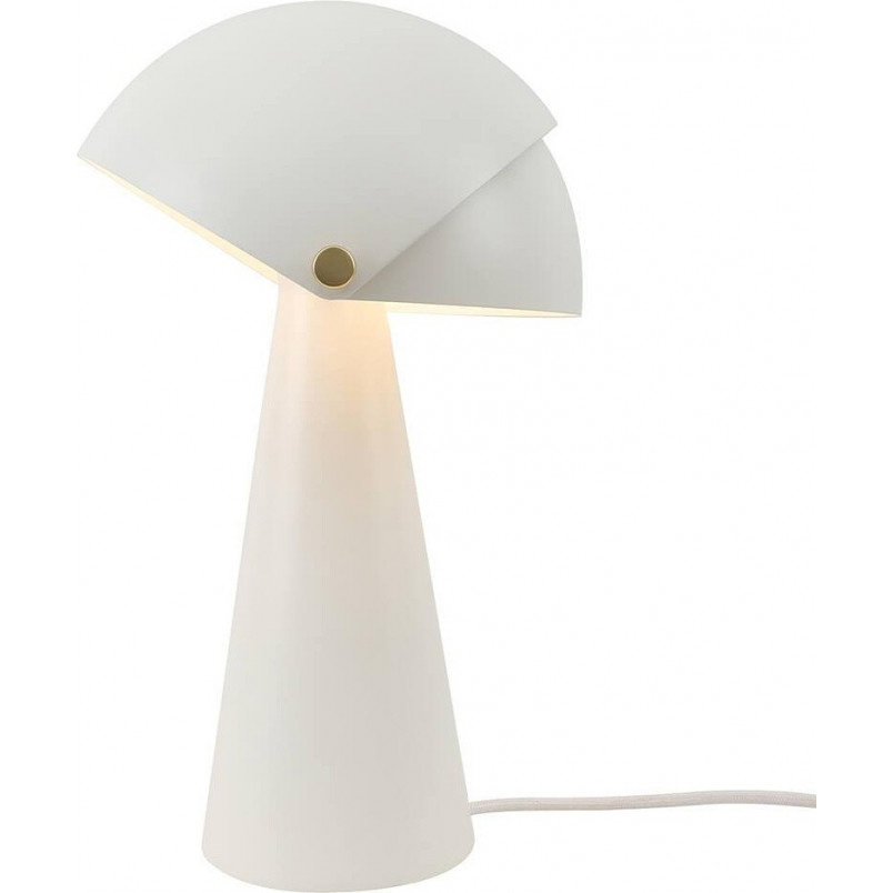 Lampa stołowa retro Align biała | Design For The People