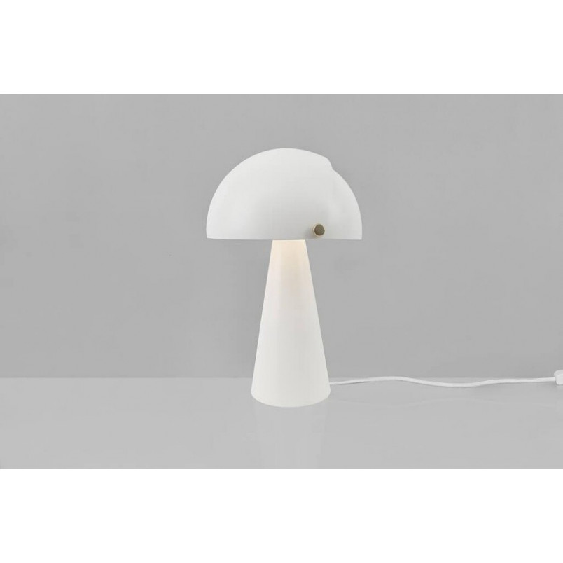 Lampa stołowa retro Align biała | Design For The People