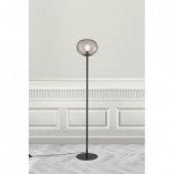 Lampa podłogowa Alton - Nordlux | Szkło dymione, czarny