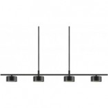 Lampa wisząca LED Clyde czarna 115cm | Nordlux