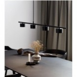 Lampa wisząca LED Clyde czarna 115cm | Nordlux