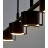 Lampa wisząca LED Clyde czarna 115cm | Nordlux