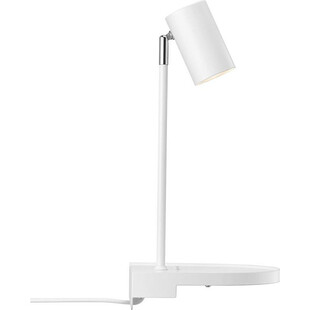 Kinkiet Nordlux Cody biały z półką i USB - Oświetlenie LED