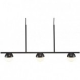 Lampa wisząca Nordlux Contina III | Szklane kule | Czarno-biała 90cm
