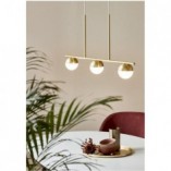 Lampa Nordlux Contina III - Szklane Kule Mosiężna | Sklep Lamp