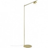 Lampa podłogowa szklana Nordlux Contina | Mosiężna, Retro