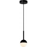 Lampa wisząca Nordlux Contina - czarna kula | Sklep z lampami