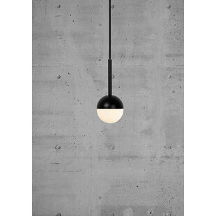 Lampa wisząca Nordlux Contina - czarna kula | Sklep z lampami
