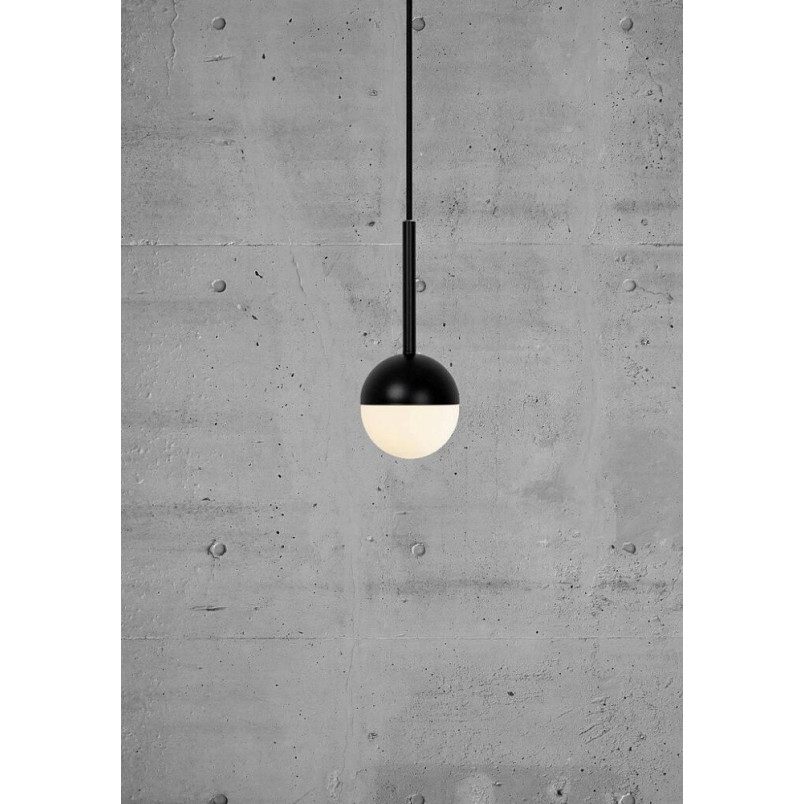 Lampa wisząca Nordlux Contina - czarna kula | Sklep z lampami