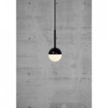 Lampa wisząca Nordlux Contina - czarna kula | Sklep z lampami