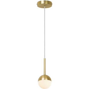 Lampa wisząca Contina Nordlux - Szklana kula, mosiądz | Sklep Lamp