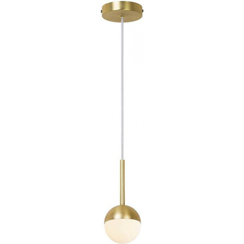Lampa wisząca Contina Nordlux - Szklana kula, mosiądz | Sklep Lamp