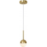 Lampa wisząca Contina Nordlux - Szklana kula, mosiądz | Sklep Lamp