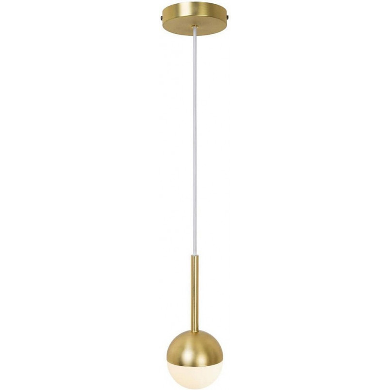 Lampa wisząca Contina Nordlux - Szklana kula, mosiądz | Sklep Lamp
