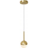 Lampa wisząca Contina Nordlux - Szklana kula, mosiądz | Sklep Lamp