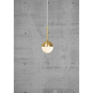 Lampa wisząca Contina Nordlux - Szklana kula, mosiądz | Sklep Lamp