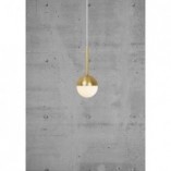 Lampa wisząca Contina Nordlux - Szklana kula, mosiądz | Sklep Lamp