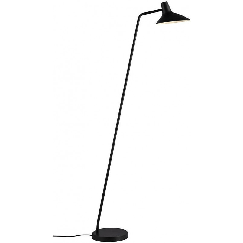 Lampa podłogowa loft Darci czarna - Design For The People