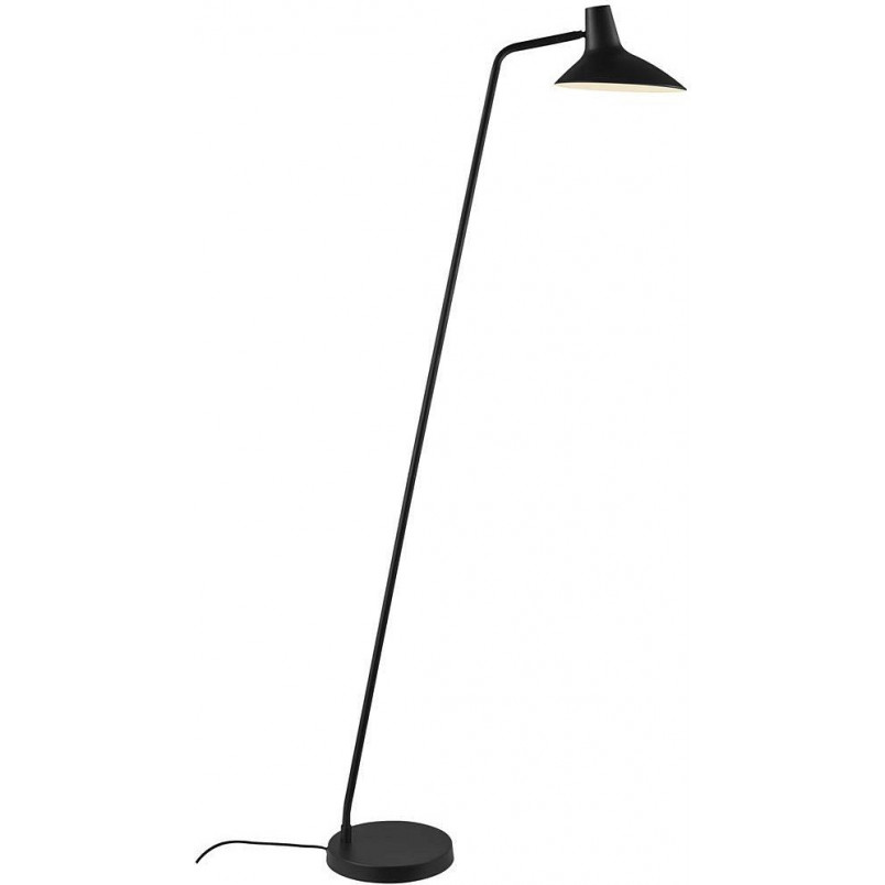 Lampa podłogowa loft Darci czarna - Design For The People