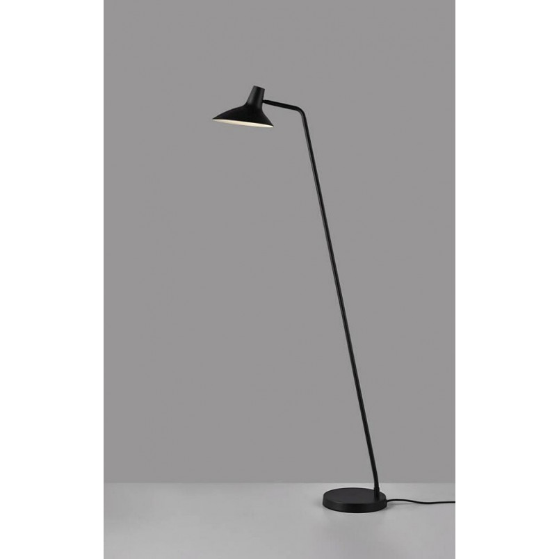 Lampa podłogowa loft Darci czarna - Design For The People