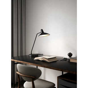Lampa stołowa loft Darci czarna - Design For The People