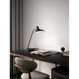 Lampa stołowa loft Darci czarna - Design For The People