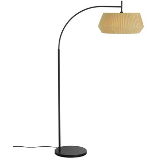 Lampa podłogowa łukowa z abażurem Dicte beżowa marki Nordlux