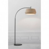 Lampa podłogowa łukowa beżowa Dicte | Nordlux