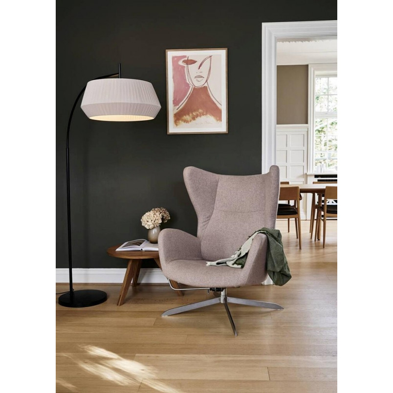Lampa podłogowa łukowa beżowa Dicte | Nordlux